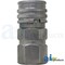 A & I Products Coupler, Female Flat Face;  FEM Series, ISO16028 5" x3" x1" A-FEM-501-8FP-NL - alternate 3